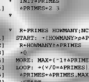 Plasma image with APL prime generator.