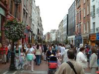 DSCF0262 Grafton Street, Dublin's premier shopping district, very Faneuil Hall. 1 of 3.